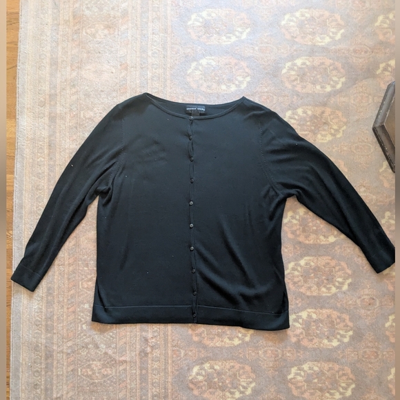 August Silk Plus Size Black Sweater Set - Picture 11 of 15